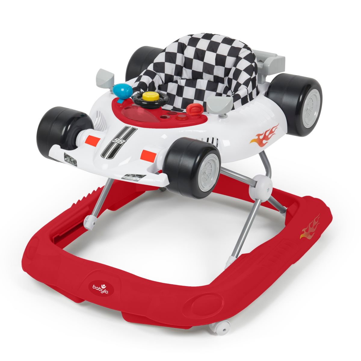 Babylo Racer 500 Baby Walker - Red