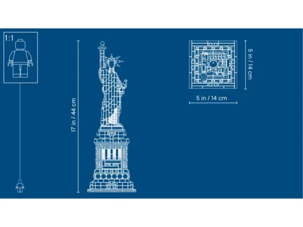 LEGO Architecture 21042 Statue of Liberty - Image 3