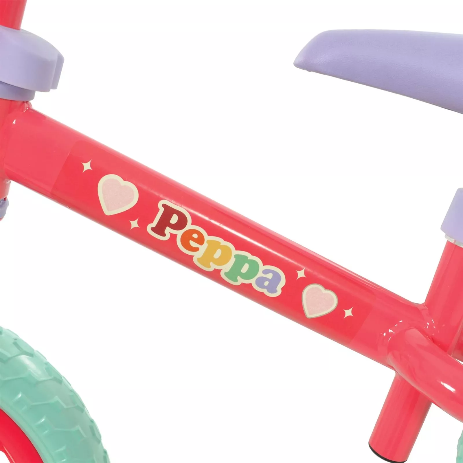 Peppa Pig 12 Inch Balance Bike with Light Up Wheels - Image 7