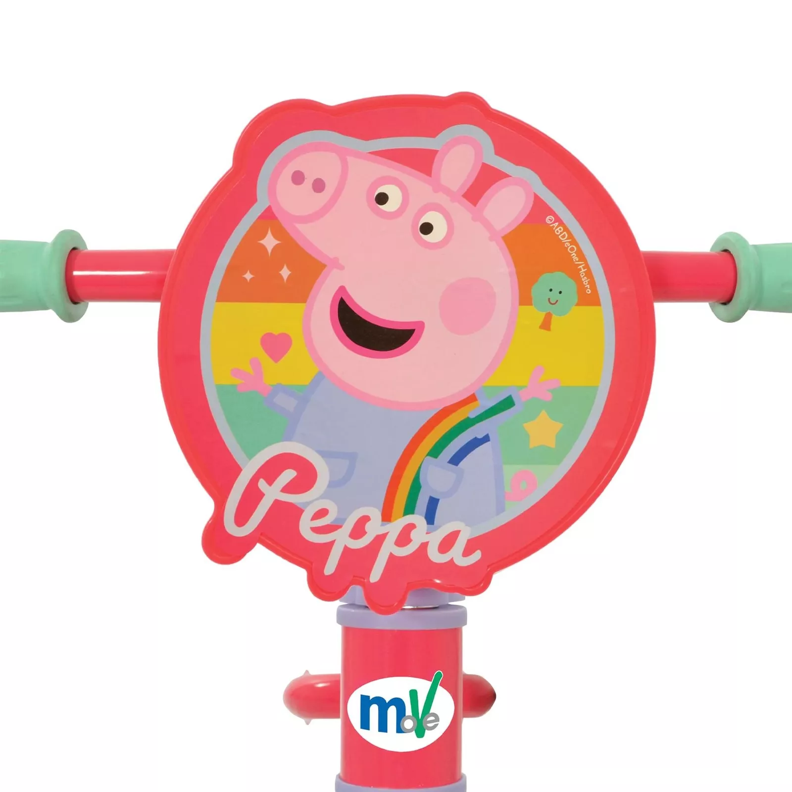 Peppa Pig 12 Inch Balance Bike with Light Up Wheels - Image 4