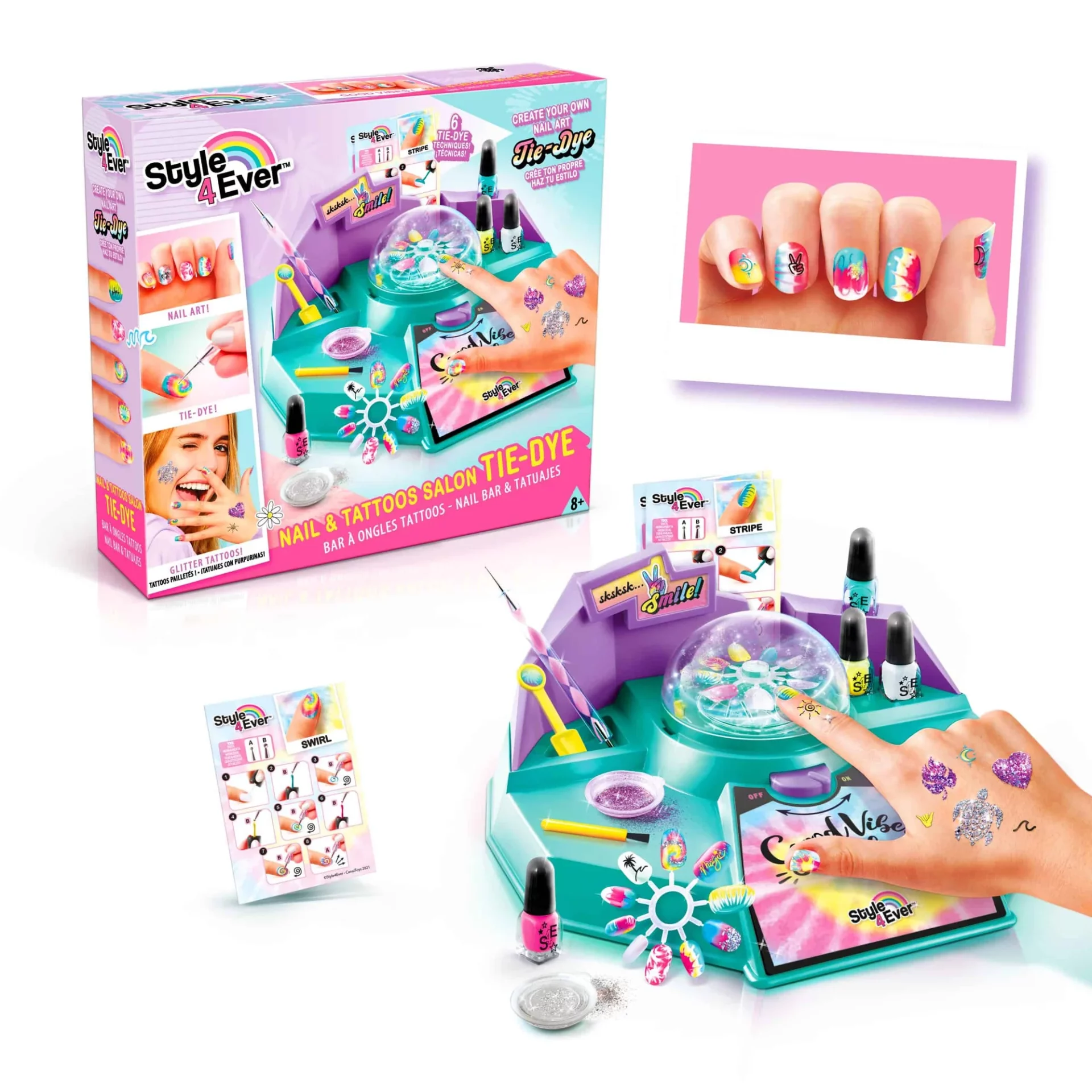 Style 4 Ever Nail & Tattoos Salon Tie Dye