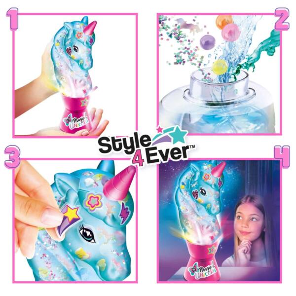 Style 4 Ever Unicorn DIY Lava Lamp - Image 2