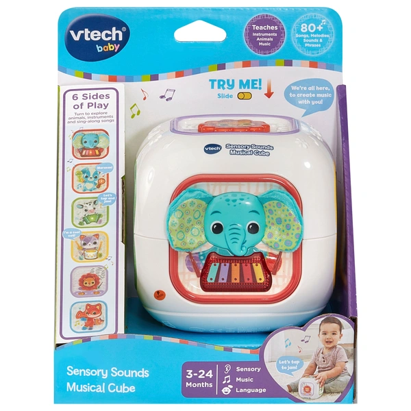 VTech Baby Sensory Sounds Musical Cube - Image 6