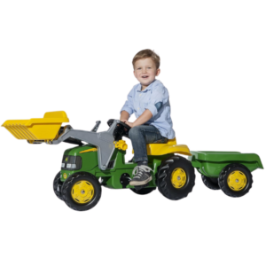Rolly Kid John Deere Tractor with Loader & Trailer 2-5 Years