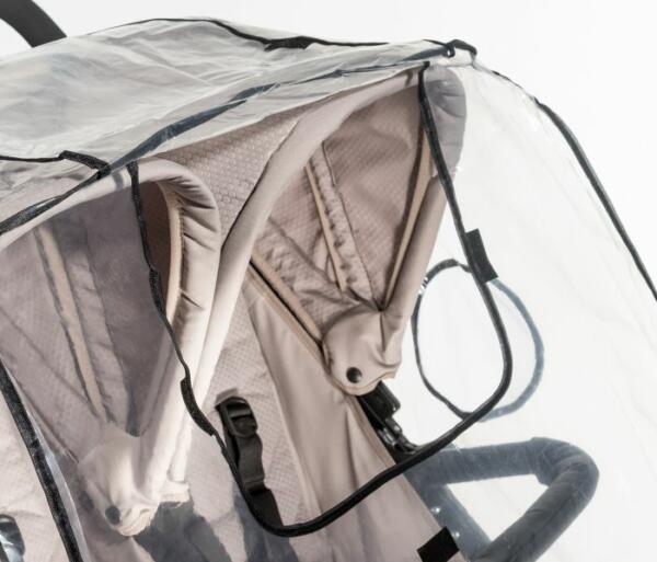 Reer Twin Pushchair Raincover - Image 3