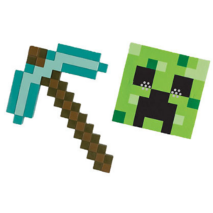 Minecraft Pickaxe & Mask Set