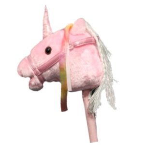 Hobby Horse Unicorn With Sounds 66cm Pink