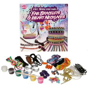 2 in 1 Make Your Own Fab Bracelets & Heart Necklace