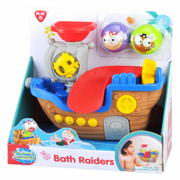 Bath Raiders Play Bath Boat with Slide - Image 2