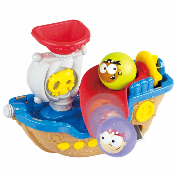 Bath Raiders Play Bath Boat with Slide