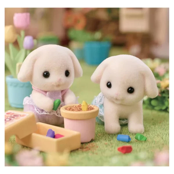 Sylvanian Families Flora Rabbit Twins - Image 2