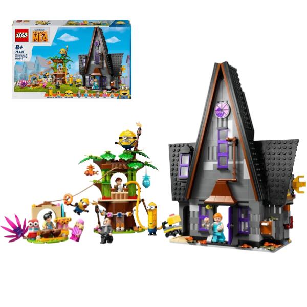LEGO Despicable Me 75583 Minions and Gru's Family Mansion Set