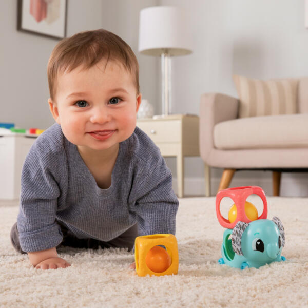Lamaze Stack Rattle Roll Block Set