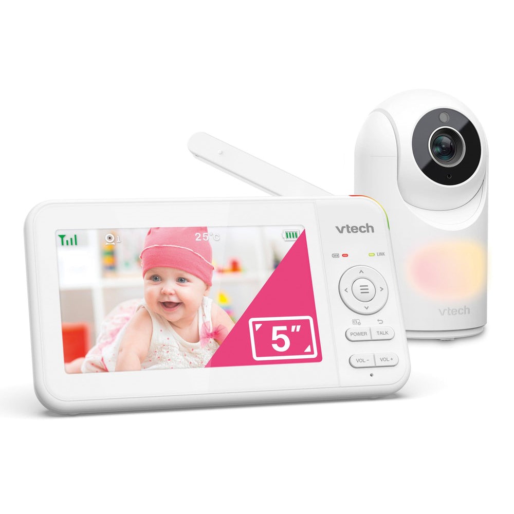 VTech VM5467 5inch Pan & Tilt Video Monitor with Night Light