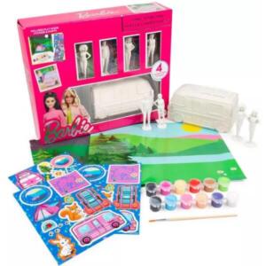 Barbie Paint Your Own Dolls & Camper Van Set