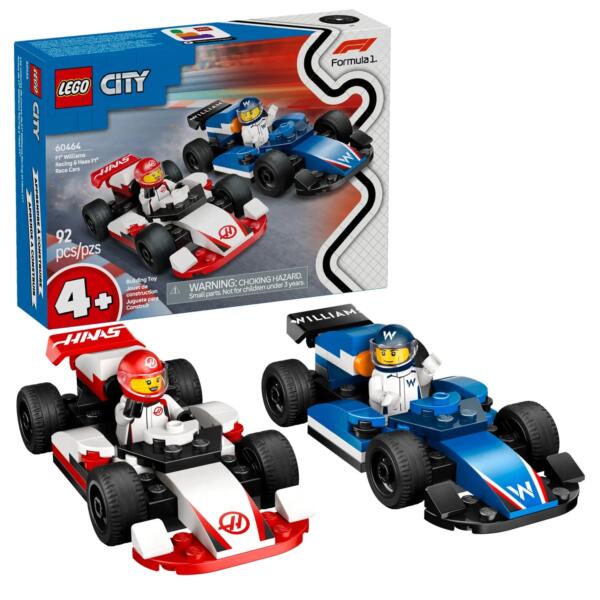 LEGO City 60464 F1 Williams Racing & Haas F1 Race Cars