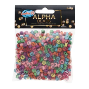 Bright Coloured Alphabet Beads
