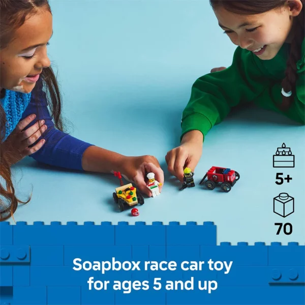 LEGO City 60458 Pizza vs. Fire Truck Race Car Pack - Image 6
