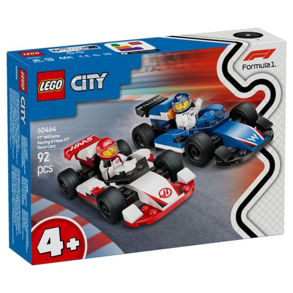 LEGO City 60464 F1 Williams Racing & Haas F1 Race Cars - Image 7