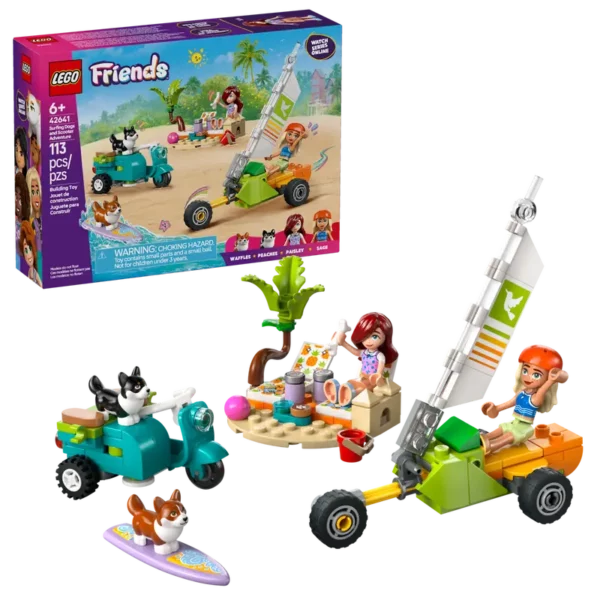 LEGO Friends 42641 Surfing Dogs and Scooter Adventure