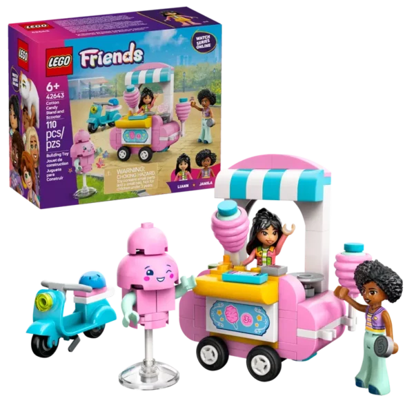LEGO Friends 42643 Cotton Candy Stand and Scooter