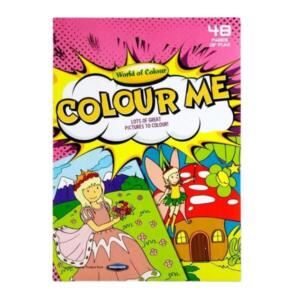 World of Colour 48 page Colouring Book - Girls