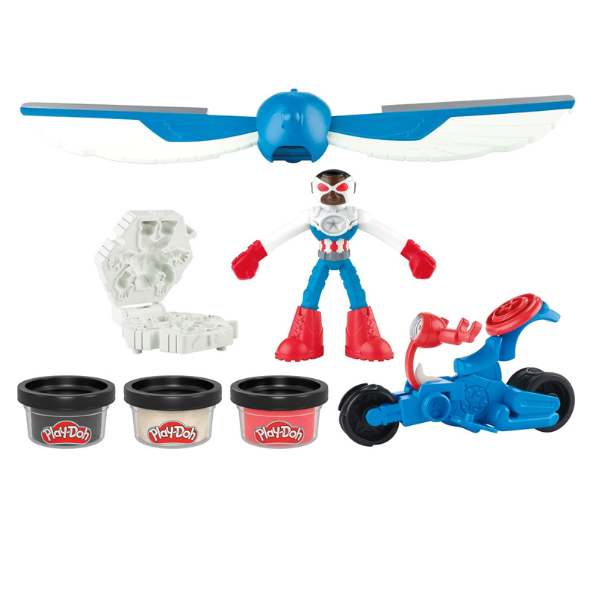 Play-Doh Marvel Captain America Moto-Slicer Playset