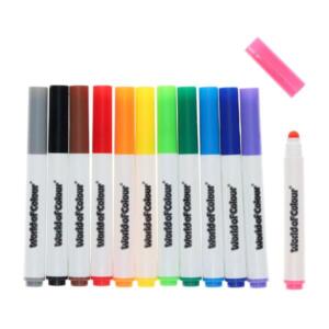 World of Colour Washable Toddler Markers - Pack of 12
