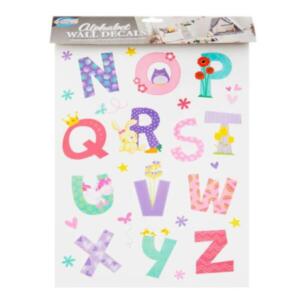 Clever Kidz Wall Stickers - Pastel Alphabet