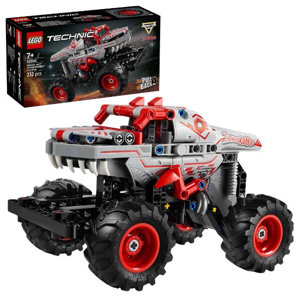 LEGO Technic 42200 Monster Jam ThunderROARus Pull-Back Truck Set
