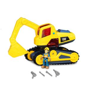 CAT Excavator With Figure