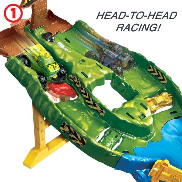 Hot Wheels Monster Trucks Wreckin Raceway Playset - Image 2