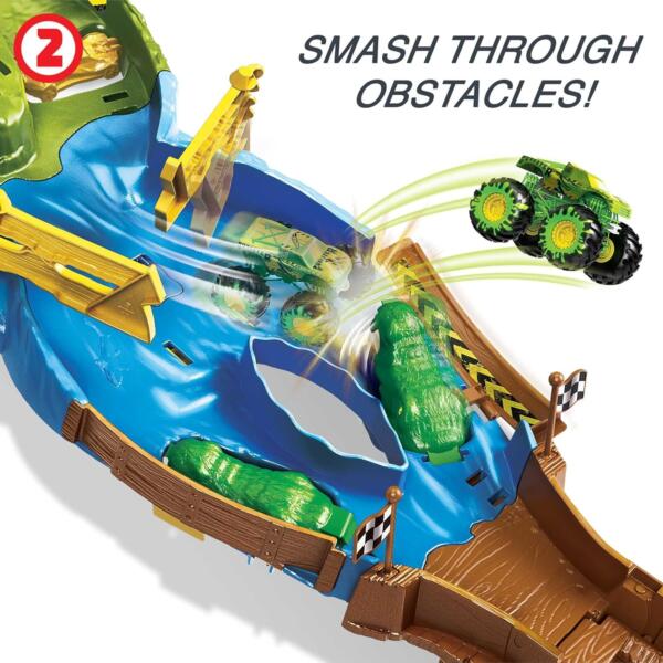 Hot Wheels Monster Trucks Wreckin Raceway Playset - Image 3