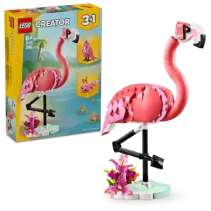 LEGO Creator 31170 3-in-1 Wild Animals Pink Flamingo Set