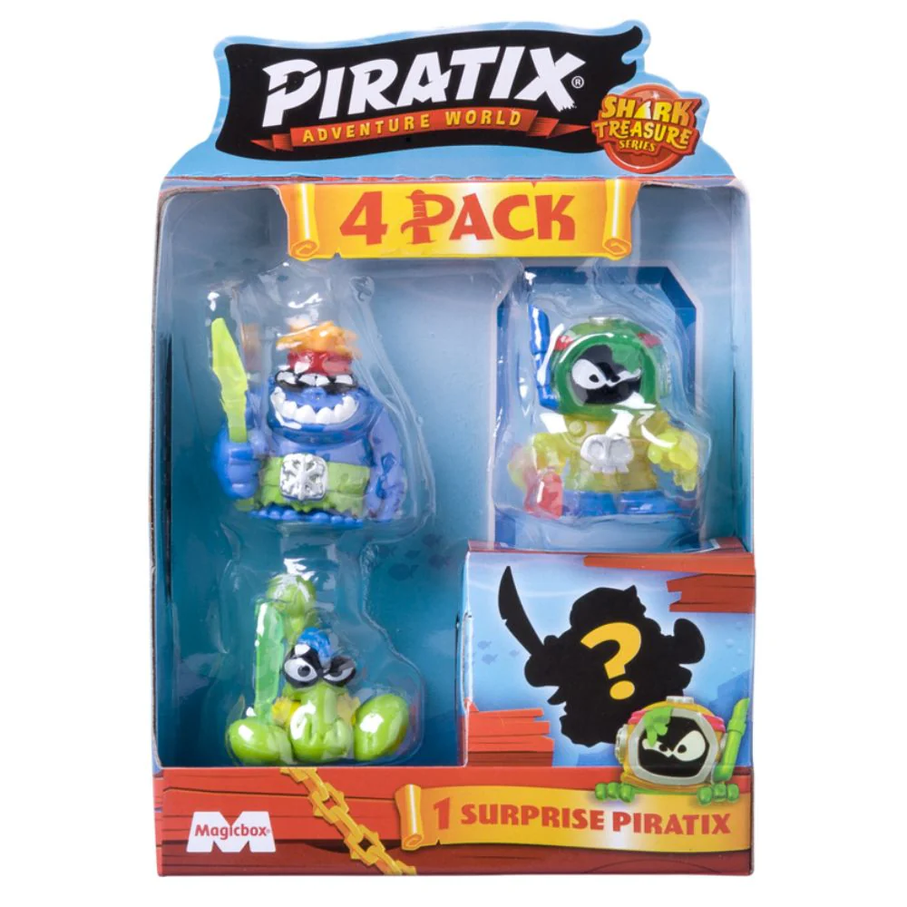 Piratix Golden Treasure 4 Pack