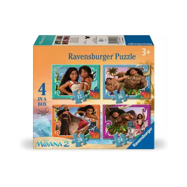 Ravensburger Disney Moana 4-in-1 Jigsaw Puzzles