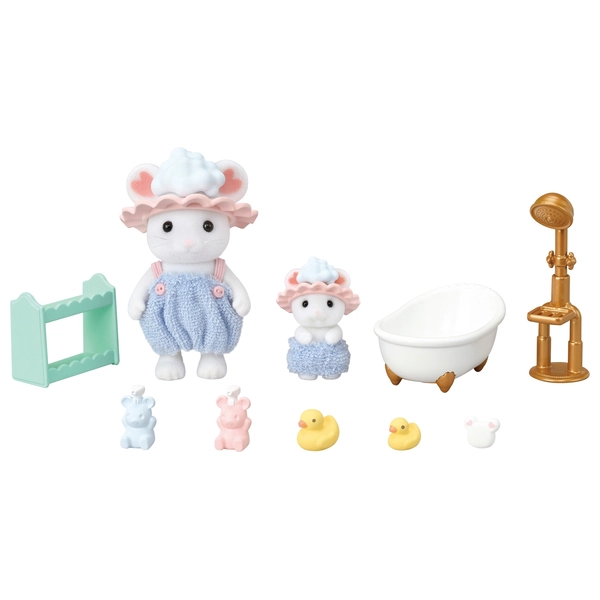 Sylvanian Families Bath Time Bubble Siblings