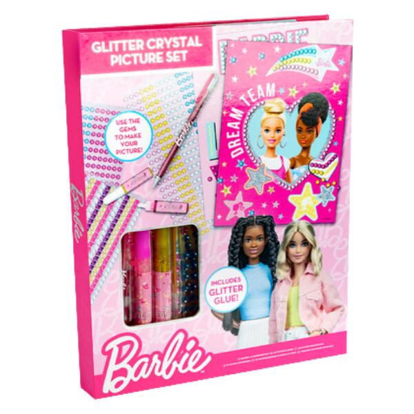 Barbie Glitter Crystal Picture Set