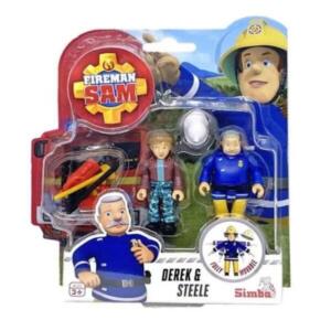 Fireman Sam Derek & Steele Figure Pack