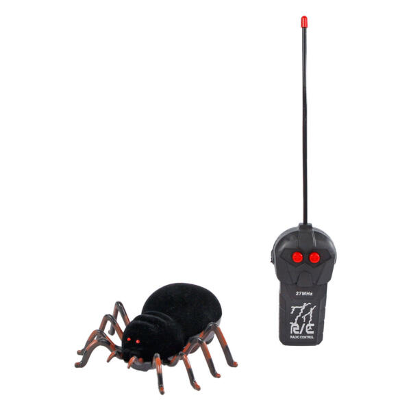 Remote Control Black Creepy Spider