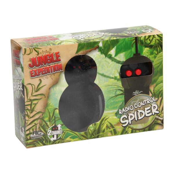Remote Control Black Creepy Spider