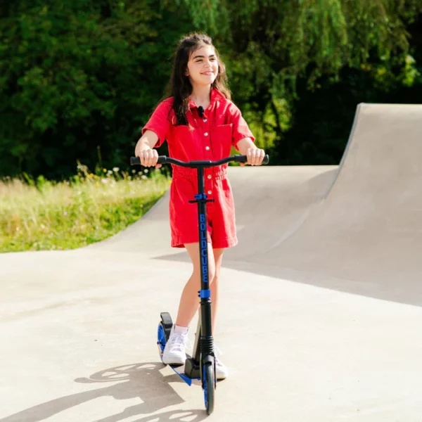 BOLDCUBE Big Wheel Scooter - Deep Blue - Image 2