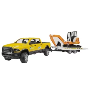 Bruder RAM Rental Service with Mini Excavator