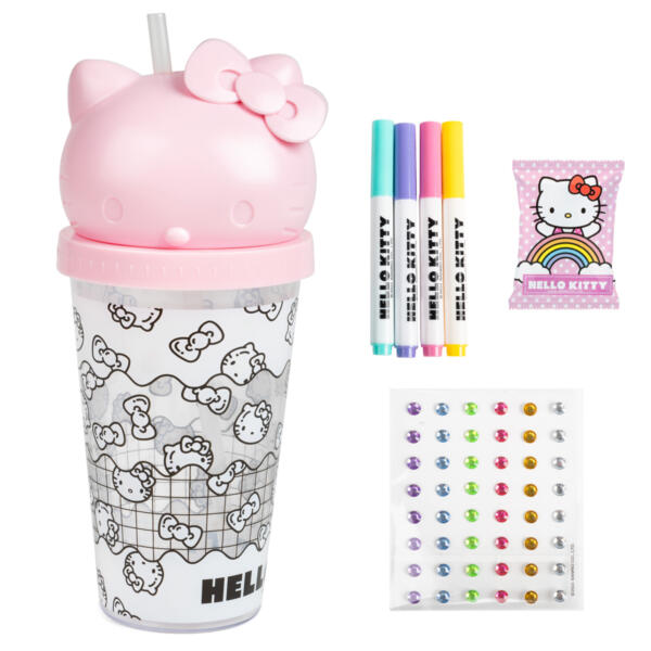 Hello Kitty Decorate Your Own Doodle Tumbler Craft Set - Image 2