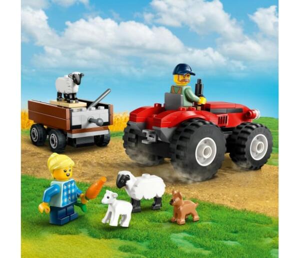 LEGO City 60461 Farm Tractor with Trailer & Sheep - Image 6