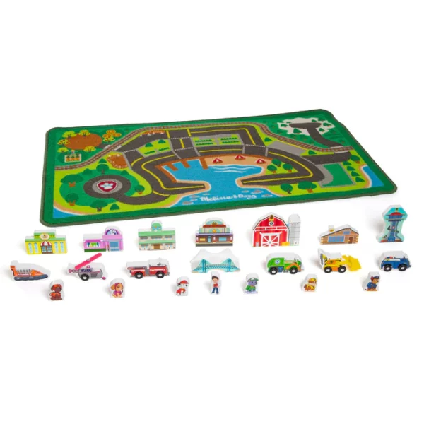 Melissa & Doug Paw Patrol Adventure Bay Activity Rug - Image 4