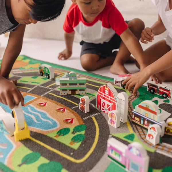 Melissa & Doug Paw Patrol Adventure Bay Activity Rug - Image 2