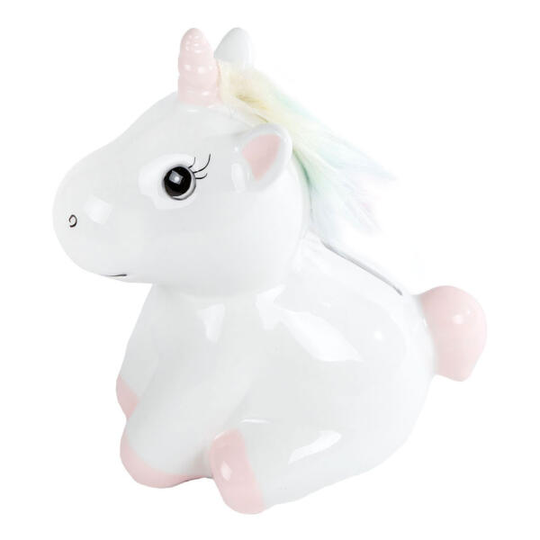 Unicorn Pottery Money Box
