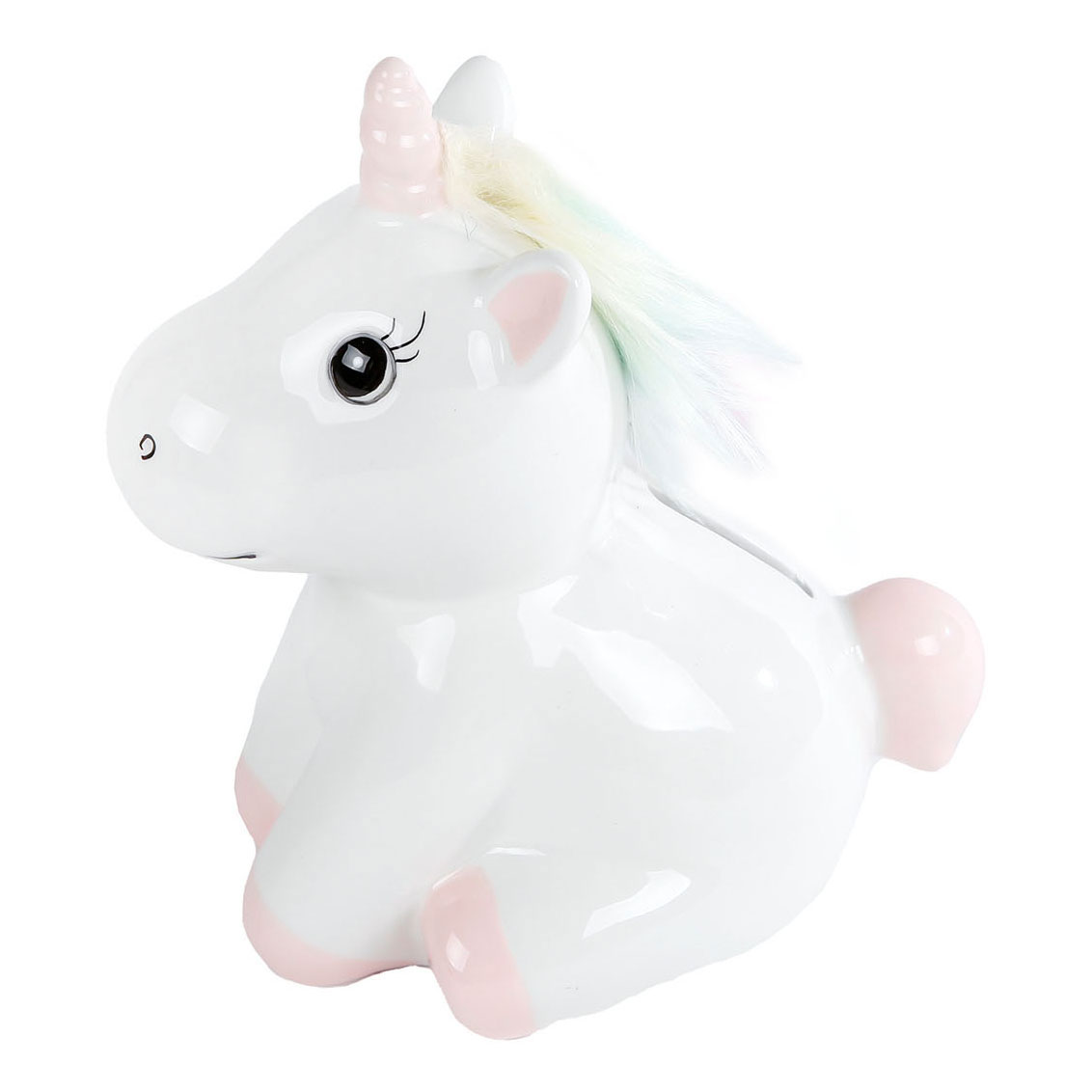 Unicorn Pottery Money Box