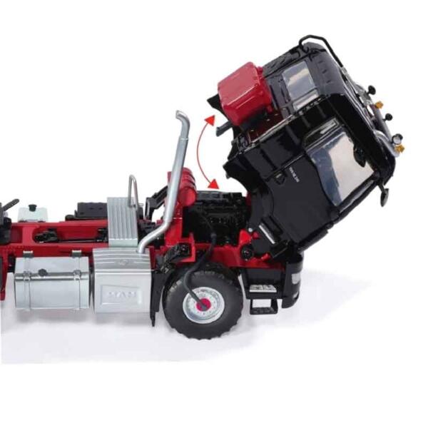 Wiking 1:32 MAN TGS 18.510 4x4 2 Axle Truck - Black - Image 3